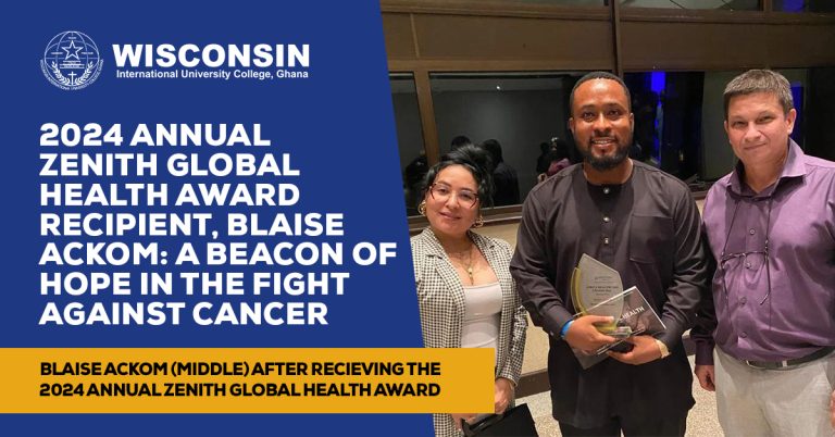 2024 Annual Zenith Global Health Award Recipient, Blaise Ackom: A Beacon of Hope In The Fight Against Cancer