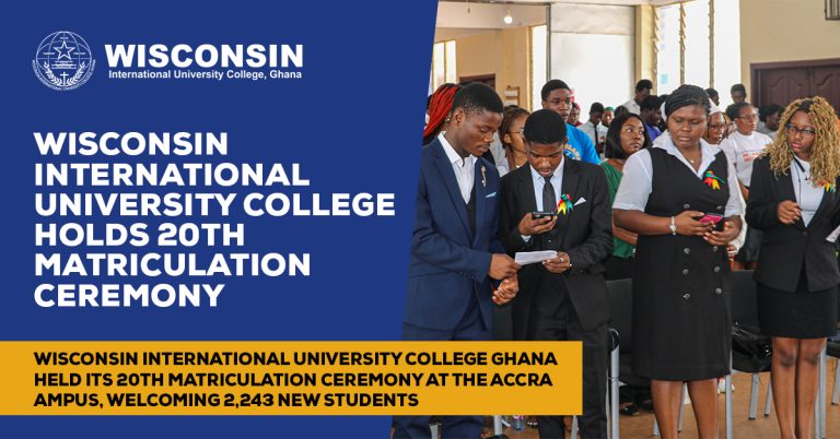 Wisconsin International University College Holds 20th Matriculation Ceremony