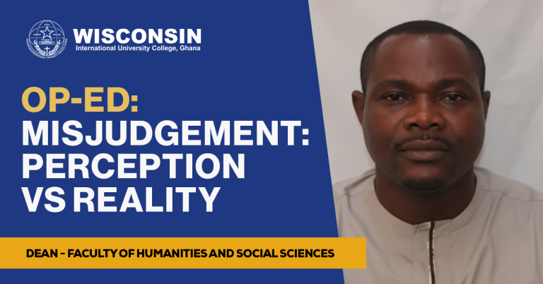 OPE-ED: Misjudgement: Perception Vs Reality