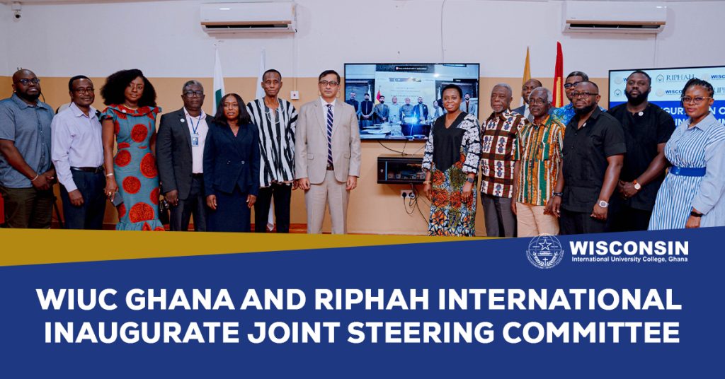 WIUC Ghana leaders and invited dignitaries during the inauguration of the Joint Steering Committee with Riphah International University.