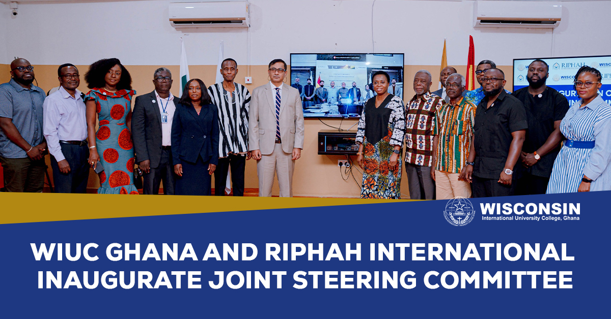 WIUC Ghana leaders and invited dignitaries during the inauguration of the Joint Steering Committee with Riphah International University.